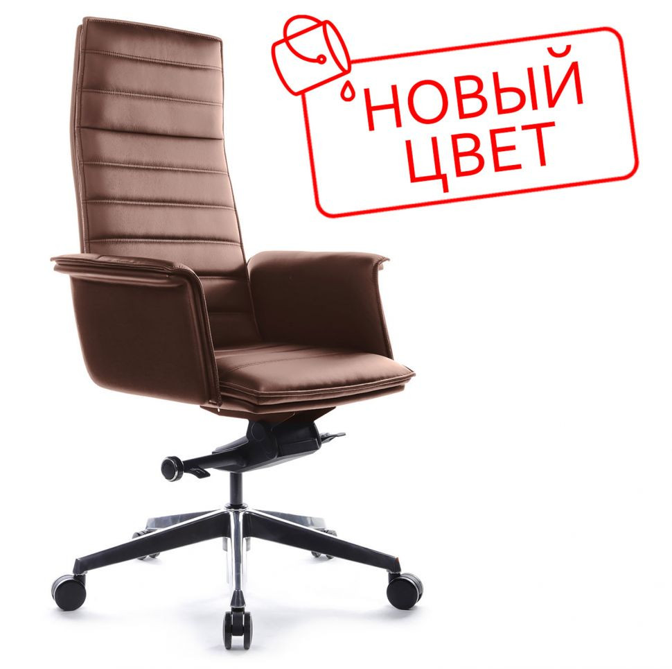 Кресло Rubens A1819-2 Светло-коричневый (MB915) натуральная кожа 68*68*119-125