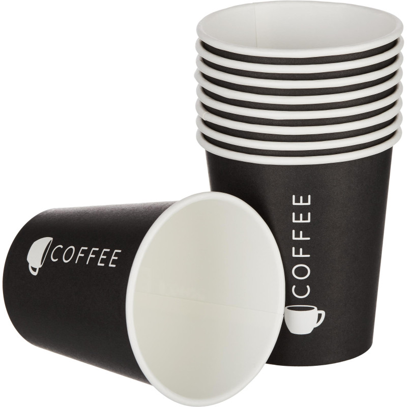 Стакан одноразовый бум односл. 200мл d-80мм SP9S Total Black 50шт/уп