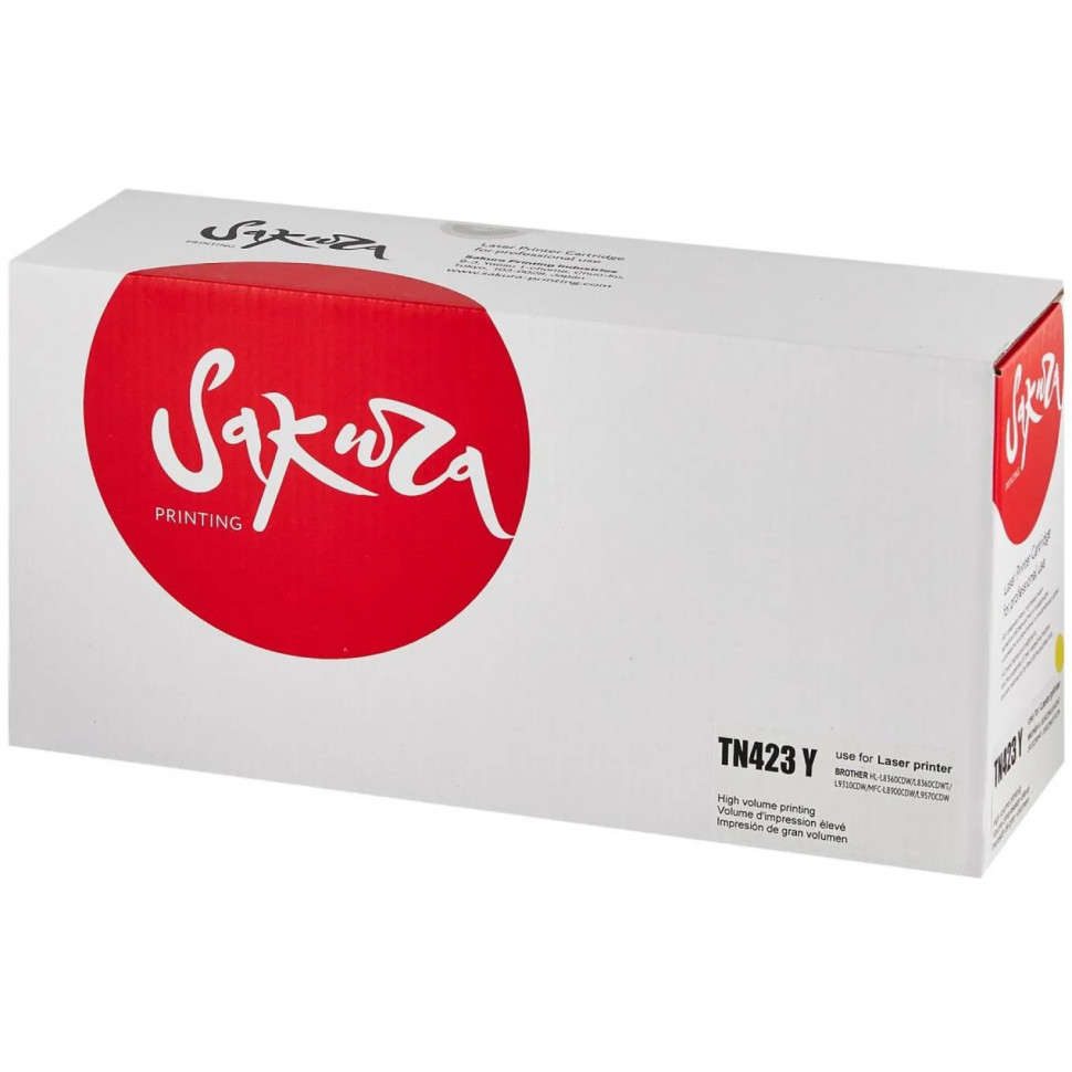 Картридж лазерный SAKURA TN-423Y жел. для Brother HL-8260/DCP-8400/MFC-8690