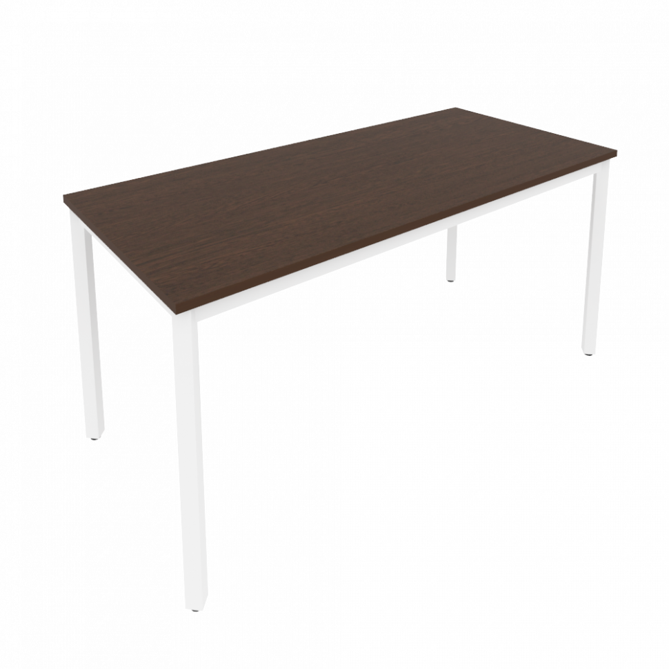 Slim Стол письменный на металлокаркасе С.СП-6 Венге Цаво/Металл Белый 1580*720*750 Slim Стол письменный на металлокаркасе С.СП-6 Венге Цаво/Металл Белый 1580*720*750