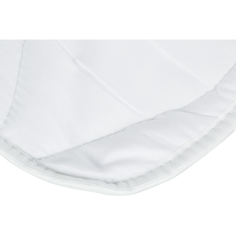 Одеяло Luscan 140х205 стег, кант, 300-350гр/м2 (холлофайбер/микрофибра),бел