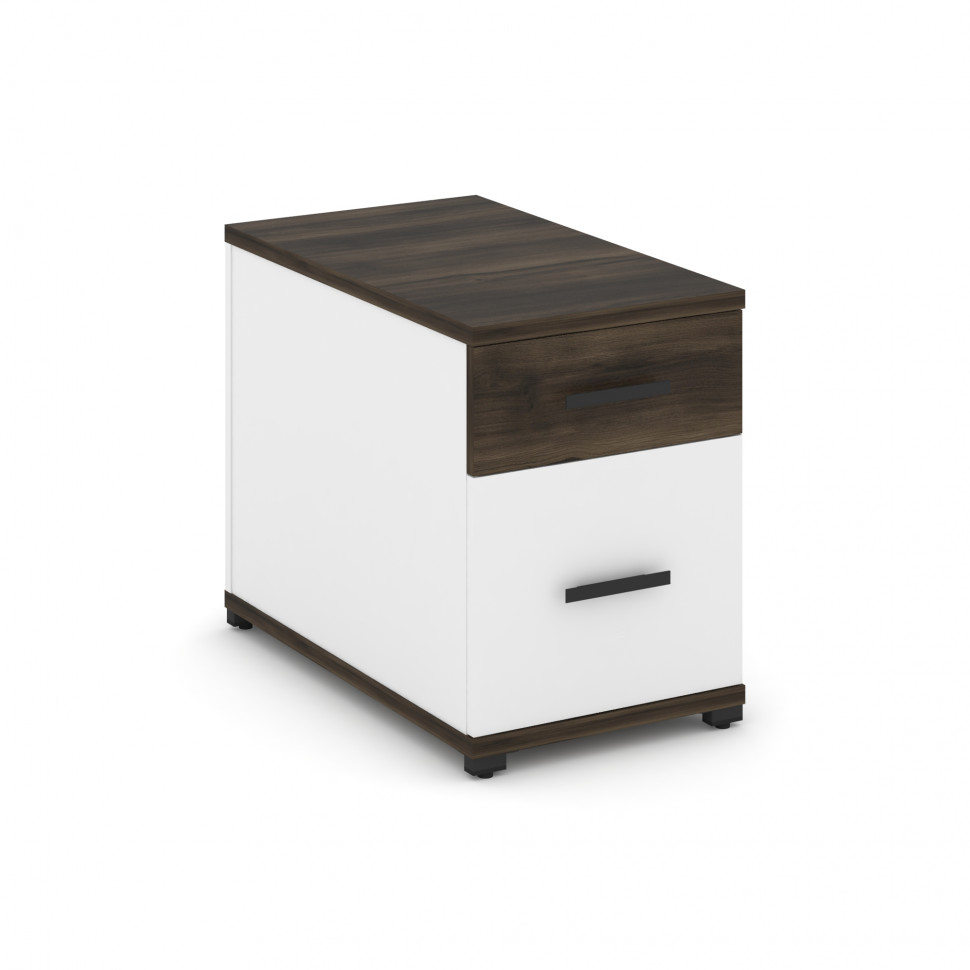 Concept Тумба опорная/приставная 1 ящ.+1 распаш. фасад CN.TGO-004 B Дуб Мали/Белый Бриллиант/Металл Concept Тумба опорная/приставная 1 ящ.+1 распаш. фасад CN.TGO-004 B Дуб Мали/Белый Бриллиант/Металл