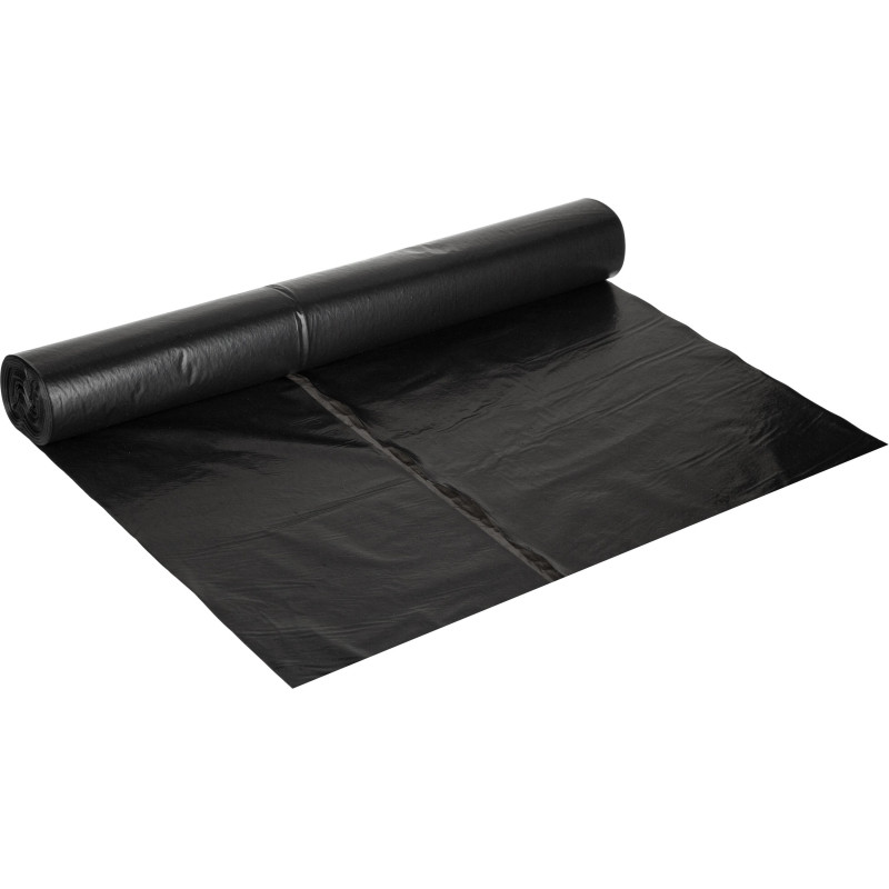Мешки для мусора ПВД 120л 30мкм 10шт/рул черные 70х110см Luscan