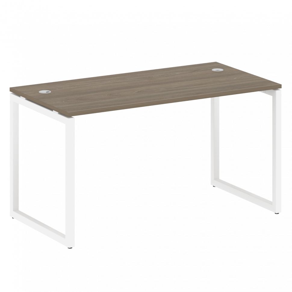 Metal System Quattro Стол письменный на О-образном м/к 40БО.СП-3 Вяз Благородный/Металл Белый 1400*7 Metal System Quattro Стол письменный на О-образном м/к 40БО.СП-3 Вяз Благородный/Металл Белый 1400*7