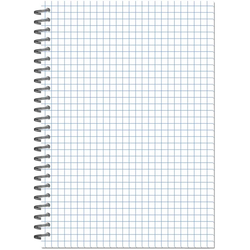 Бизнес-тетрадь Мозаика красная обложка УФ лак, спираль, А5, 80л, клетка