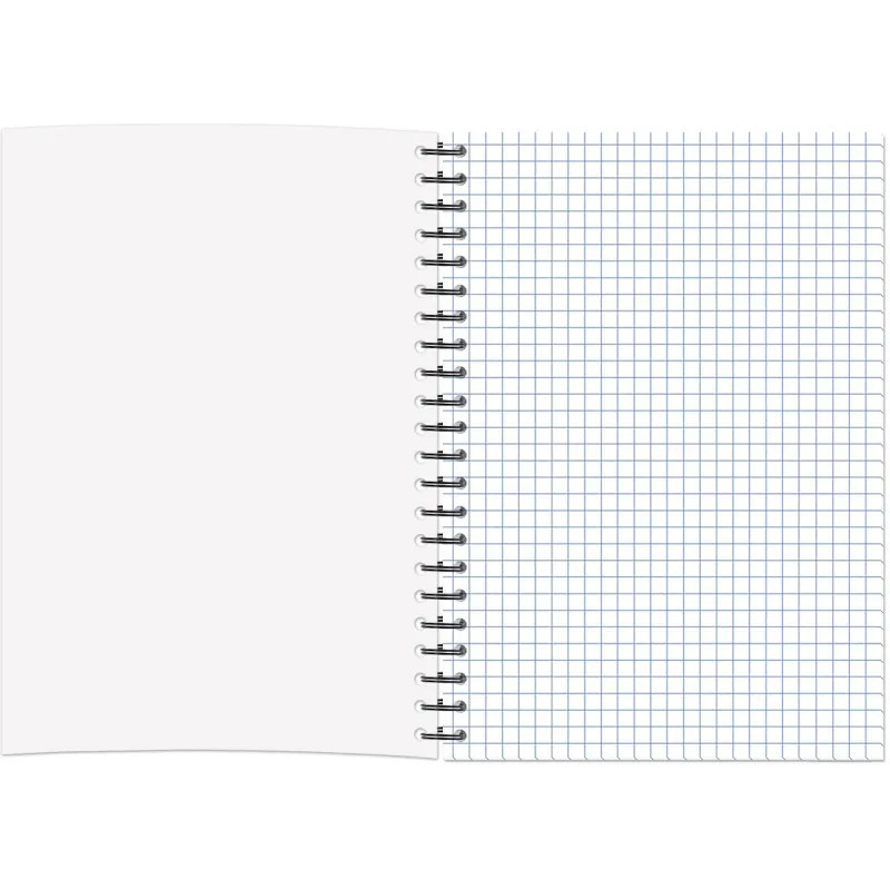 Бизнес-тетрадь Мозаика красная обложка УФ лак, спираль, А5, 80л, клетка