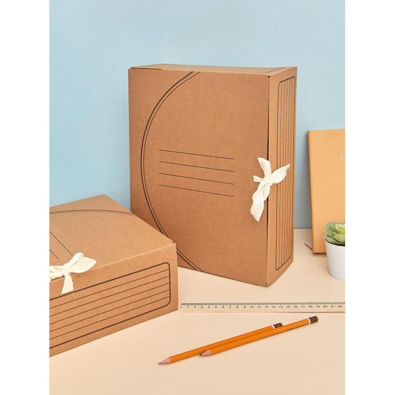 Короб архивный с завязками Attache Economy 100мм 5 шт/уп