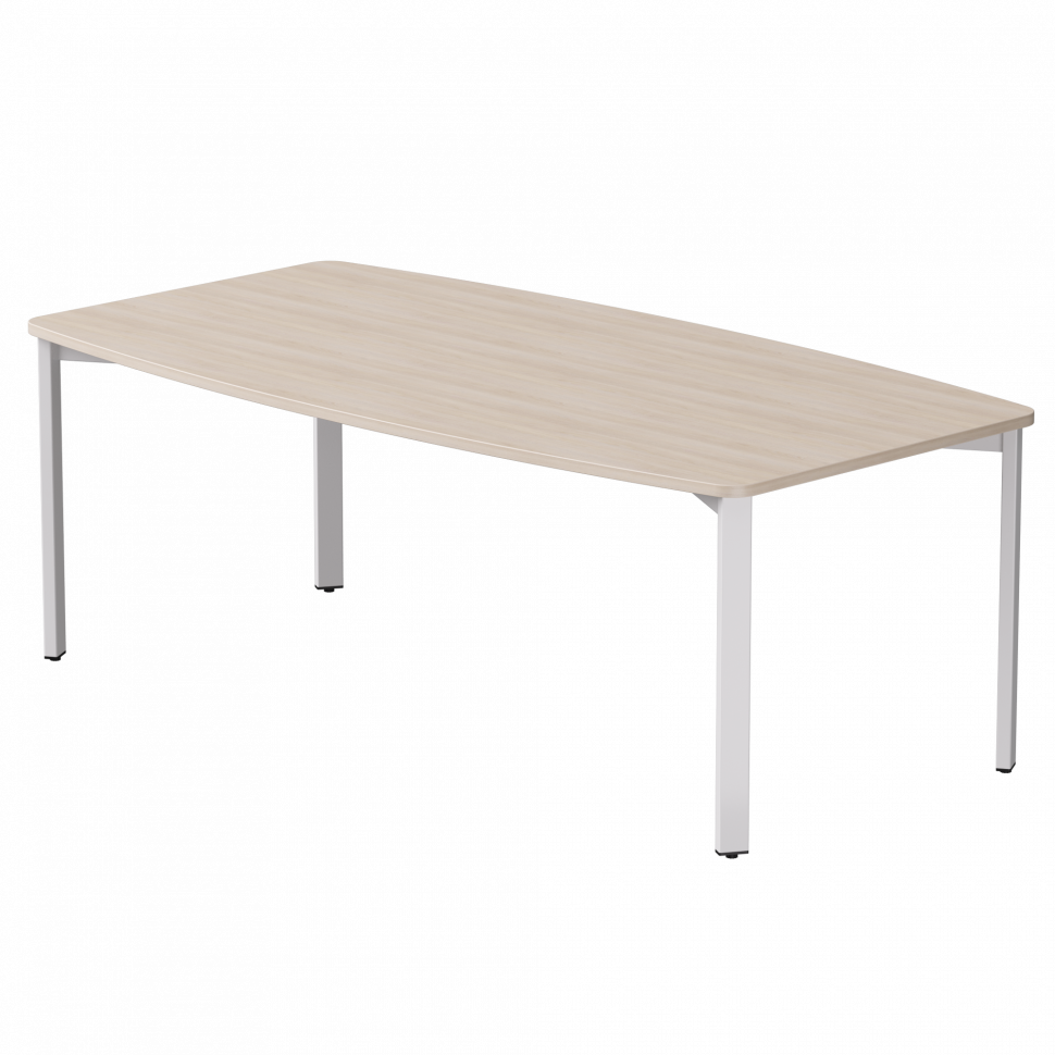 Стол переговорный Everprof EVO (ЭВО) 2100х1100x755 Дуб Соната/Белый