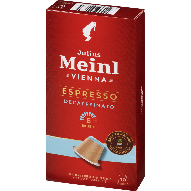 Кофе в капсулах Julius Meinl Эспрессо Декаф BIO,10 кап (94033)