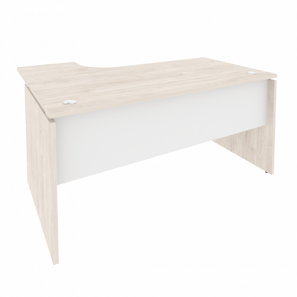 Onix Стол эргономичный правый O.SA-4 (R) Денвер Светлый/Белый Бриллиант 1580*1180*750 (800/460) Onix Стол эргономичный правый O.SA-4 (R) Денвер Светлый/Белый Бриллиант 1580*1180*750 (800/460)