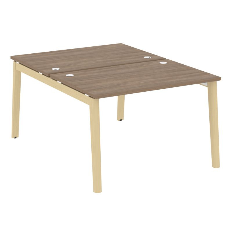 Onix Wood Рабочая станция OW.D.RS-2.2.8 Дуб Аризона/Дуб Светлый/Металл Белый 1180*1635*750