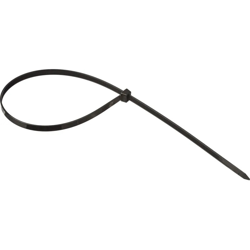 Хомут стяжка нейлоновая TOPFORT 8х500 (7,6х500 мм) чёрный 100 шт/уп