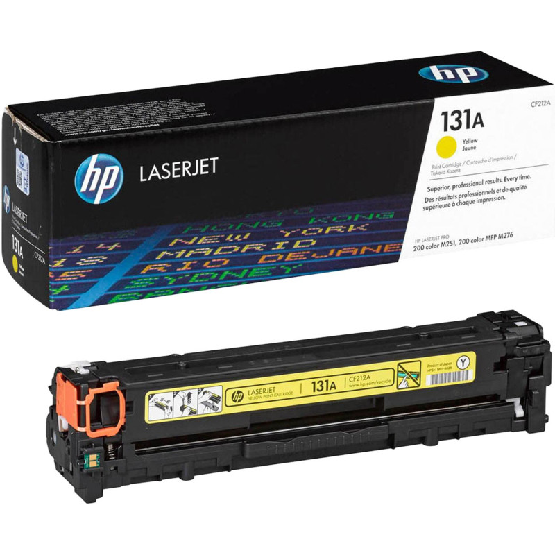 Картридж лазерный HP 131A CF212A жел. для LJ Pro M276/M251