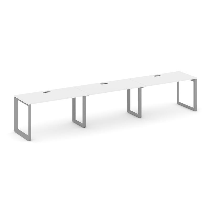 Style Project Рабочая станция односторонняя SN-59O.ORS-041 Белый/Металл Серый/Серебро Заглушка 2940*