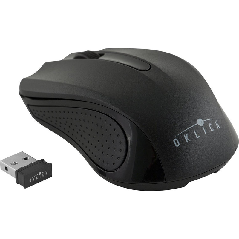 Мышь компьютерная Oklick 485MW черный оптич WLS USB/1600dpi/3but