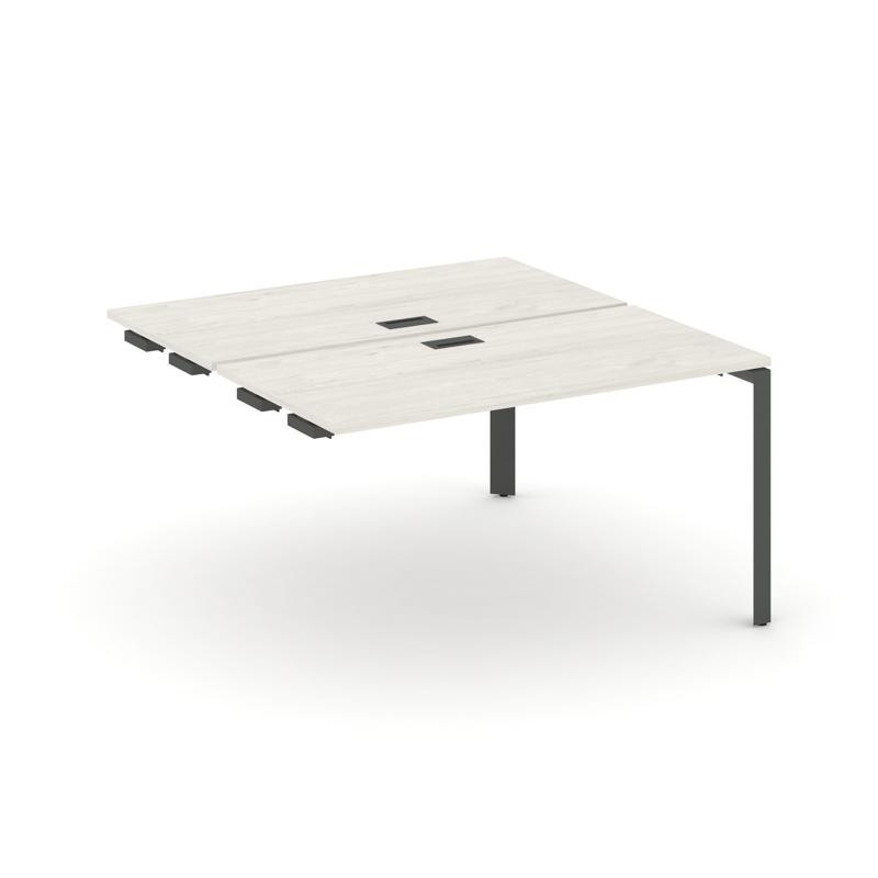 Style Project Стол-приставка к опор. элем. SN-59P.DPRS-011 Дуб Наварра/Металл Антрацит/Черный Заглуш