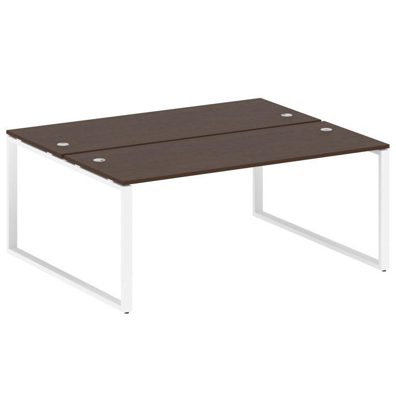 Metal System Рабочая станция на О-образном м/к БО.РАС-СП-2.5 Венге Цаво/Металл Белый 1800*1475*750 Metal System Рабочая станция на О-образном м/к БО.РАС-СП-2.5 Венге Цаво/Металл Белый 1800*1475*750