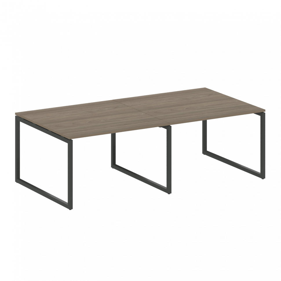 Metal System Quattro Перег. стол (2 столешницы) на О-образном м/к 40БО.ПРГ-2.2 Вяз Благородный/Метал Metal System Quattro Перег. стол (2 столешницы) на О-образном м/к 40БО.ПРГ-2.2 Вяз Благородный/Метал