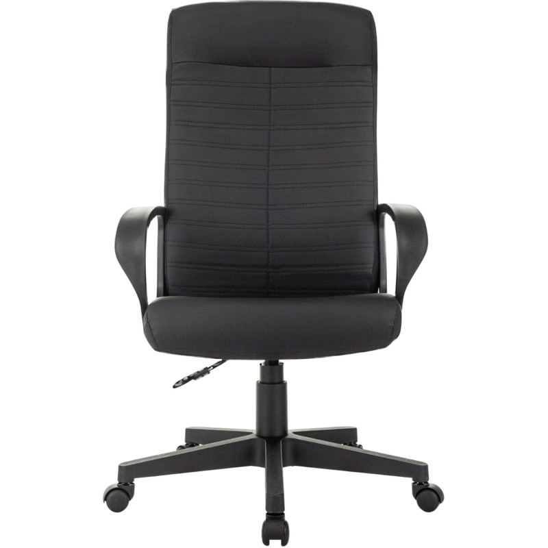 Кресло VB_EChair 659LT PU черный эко.кожа крестов. пластик