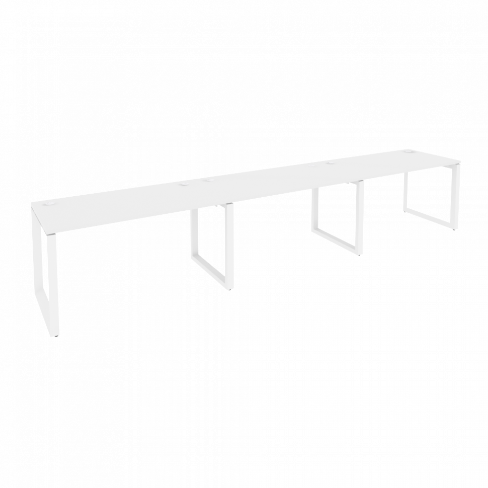 Onix Рабочая станция на О-образном м/к O.MO-RS-3.3.7 Белый Бриллиант/Металл Белый 4140*720*750 Onix Рабочая станция на О-образном м/к O.MO-RS-3.3.7 Белый Бриллиант/Металл Белый 4140*720*750