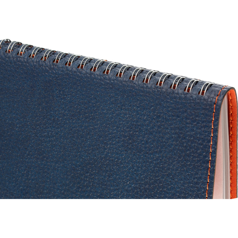 Планинг недатированный син+оран,оран.прострочка,340x130мм,57л АТТАСНЕ Bizon