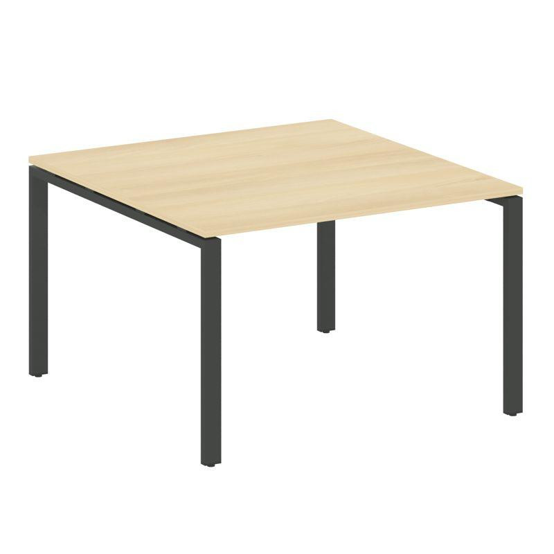 Metal System Переговорный стол (1 столешница) на П-образном м/к БП.ПРГ-1.2 Акация Лорка/Металл Антра