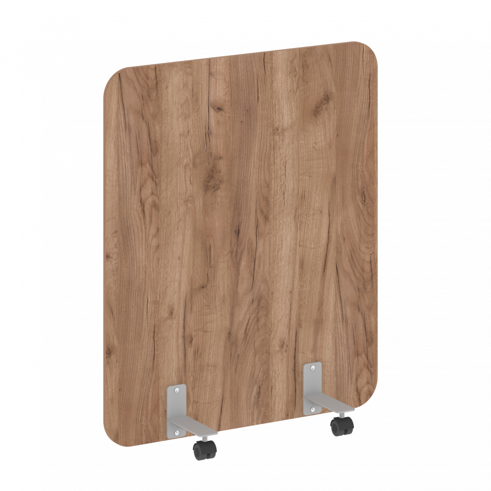 R-line Перегородка на металлических опорах, на роликах DP.R-100-120 Дуб Табак/Металл Серый 1000*18*1