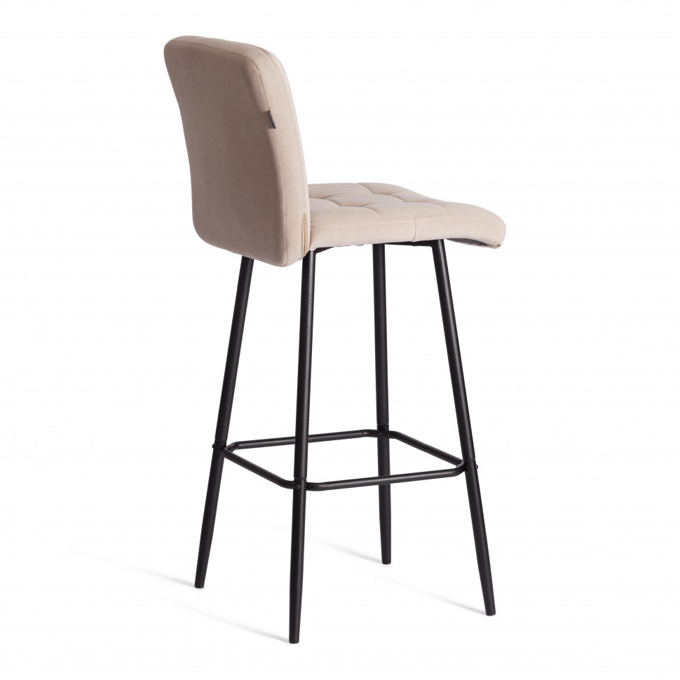 Барный стул  Medeo/Медео велюр, бежевый, 7, 45х56х113 см