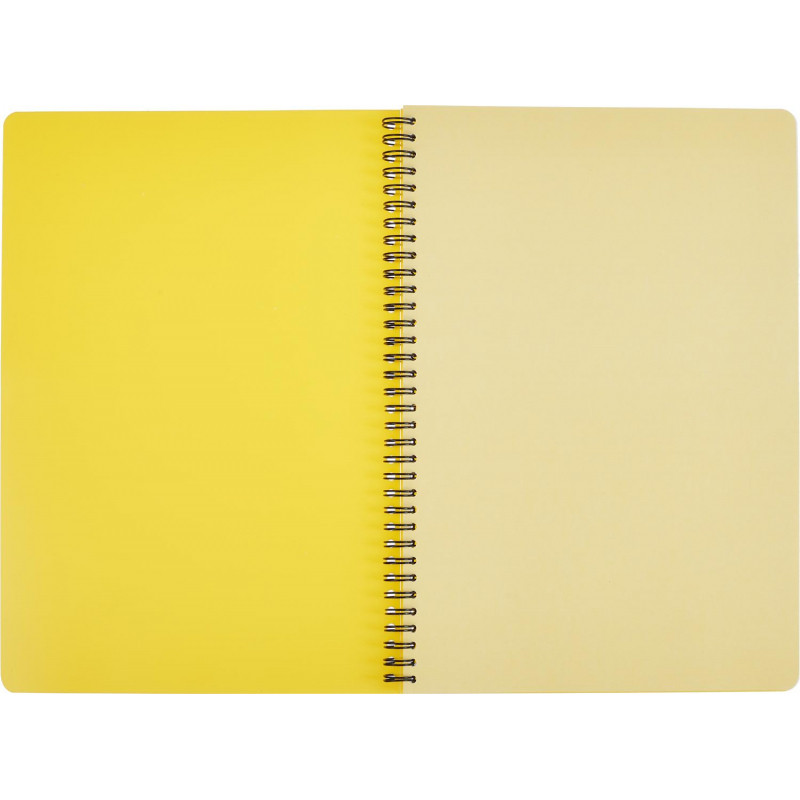 Бизнес-тетрадь А4,96л,кл,спир,пластик,тон.бл. Attache Bright colours Желтый Бизнес-тетрадь А4,96л,кл,спир,пластик,тон.бл. Attache Bright colours Желтый