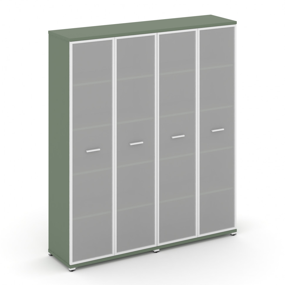 Concept Шкаф 2 широкие секции, 5 ниш CN.STS-528 RMW W Кобо/Металл Белый/Сатин 1668*420*1922 Concept Шкаф 2 широкие секции, 5 ниш CN.STS-528 RMW W Кобо/Металл Белый/Сатин 1668*420*1922