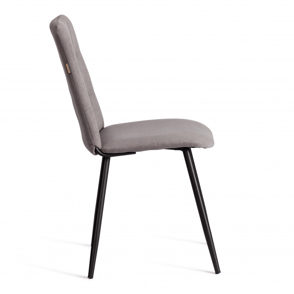 Стул обеденный Asti TREND, велюр, серый/чёрный, 29