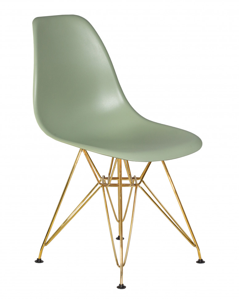 Стул обеденный DOBRIN DSR, ножки золотые, цвет мятный (NX-G-09)