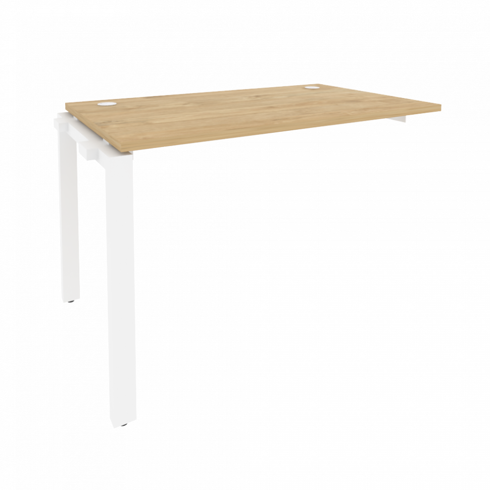 Onix Наборный элемент рабочей станции на П-образном м/к O.MP-1.NRS-2.7 Тиквуд Светлый/Металл Белый 1 Onix Наборный элемент рабочей станции на П-образном м/к O.MP-1.NRS-2.7 Тиквуд Светлый/Металл Белый 1