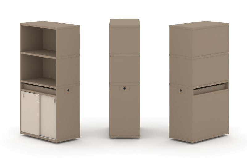 Estetica Набор №3 Тумба одиночная+высокая надставка ES.NB.1V-3 Латте/Капучино 750*410*1520 Estetica Набор №3 Тумба одиночная+высокая надставка ES.NB.1V-3 Латте/Капучино 750*410*1520