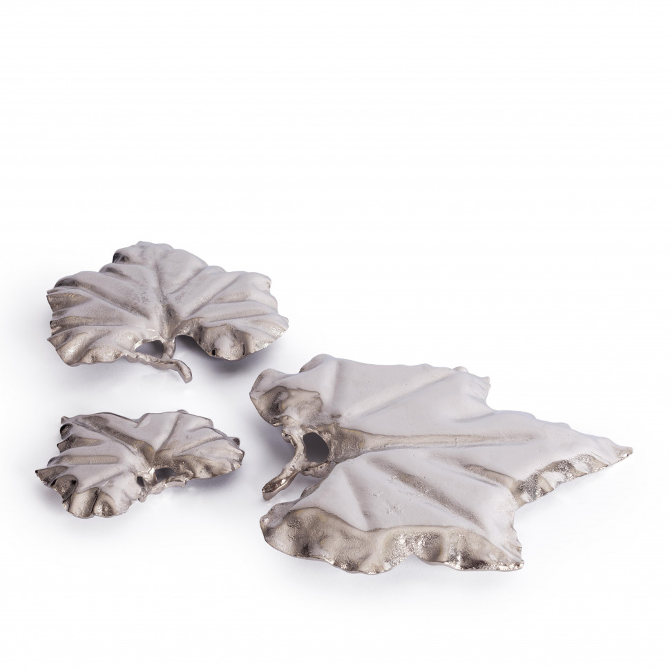 Монетница Secret De Maison MAPLE2 ( mod. 9349 ) алюминиевый сплав, 26,5x22,5x4 см, никель/nickel