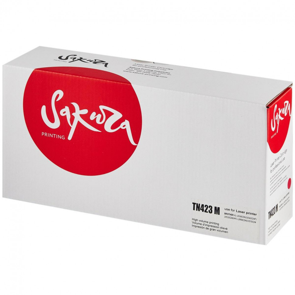 Картридж лазерный SAKURA TN-423M пур. для Brother HL-8260/DCP-8400