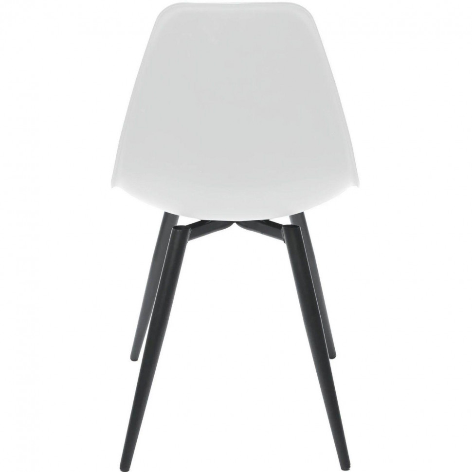 Стул Комус EAMES PLAST HN BLACK (BOX-4) (KM) RU K01 белый/черный