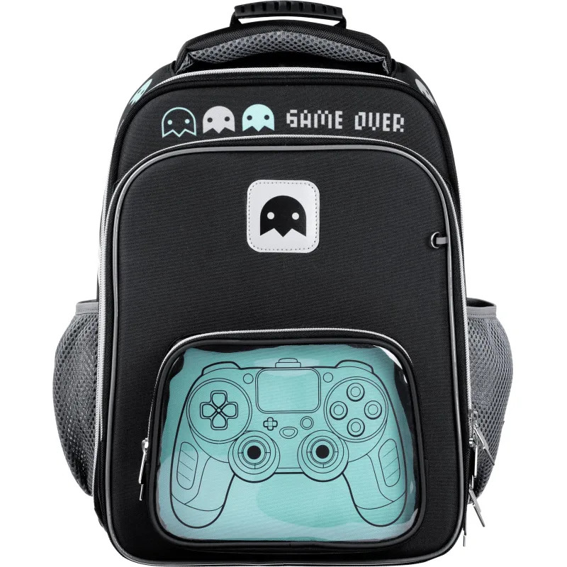 Ранец Комус Класс Stright Игра, черный, 2 отд, эргоном спинка