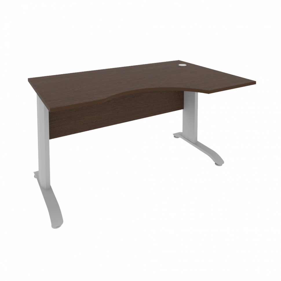 Riva Metal-L Стол криволинейный правый ПЛ.СА-2 (R) Венге Цаво/Металл Серый 1400*900*750 Riva Metal-L Стол криволинейный правый ПЛ.СА-2 (R) Венге Цаво/Металл Серый 1400*900*750