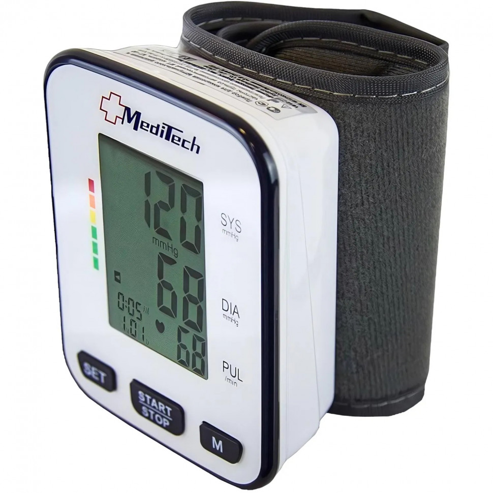 Тонометр MediTech МТ60 на запястье с поверкой