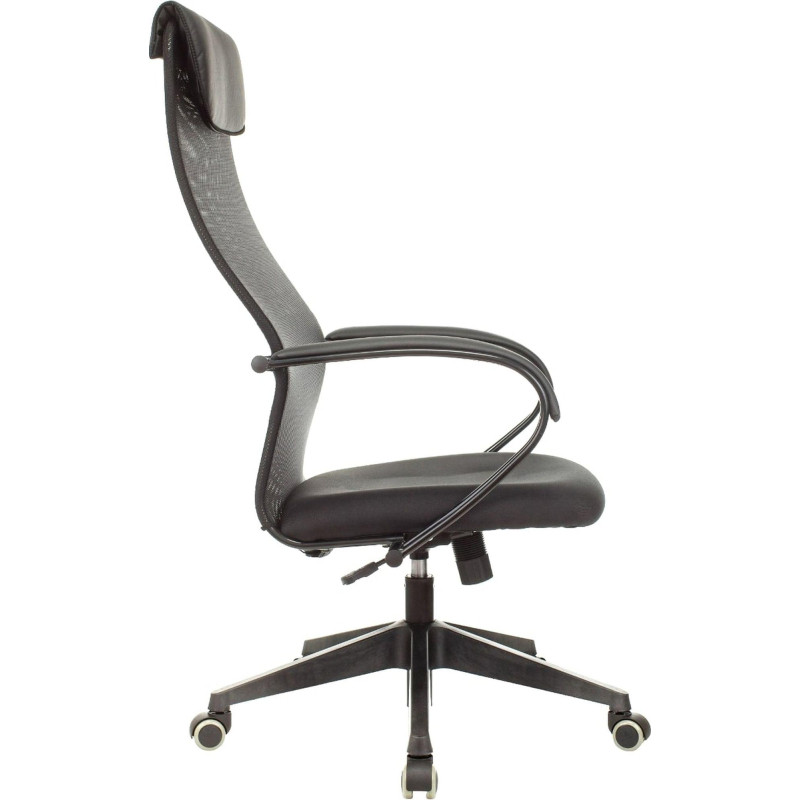 Кресло 0MX_VB_EChair-655 LT TTW сетка/ткань черный, пластик