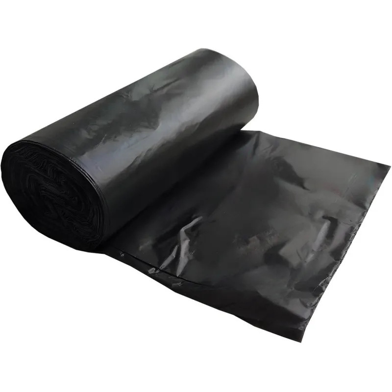 Мешки для мусора ПВД 220л 35мкм  черные 83х110см 10шт/рул Элементари_СПБ