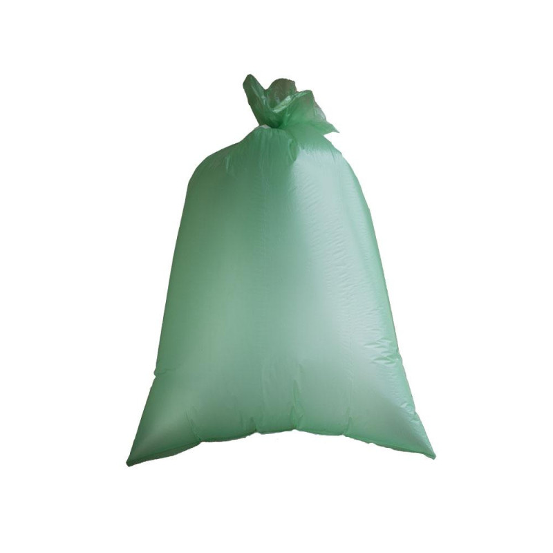 Мешки для мусора  ПНД 120л 25мкм 20шт/рул зеленые Luscan