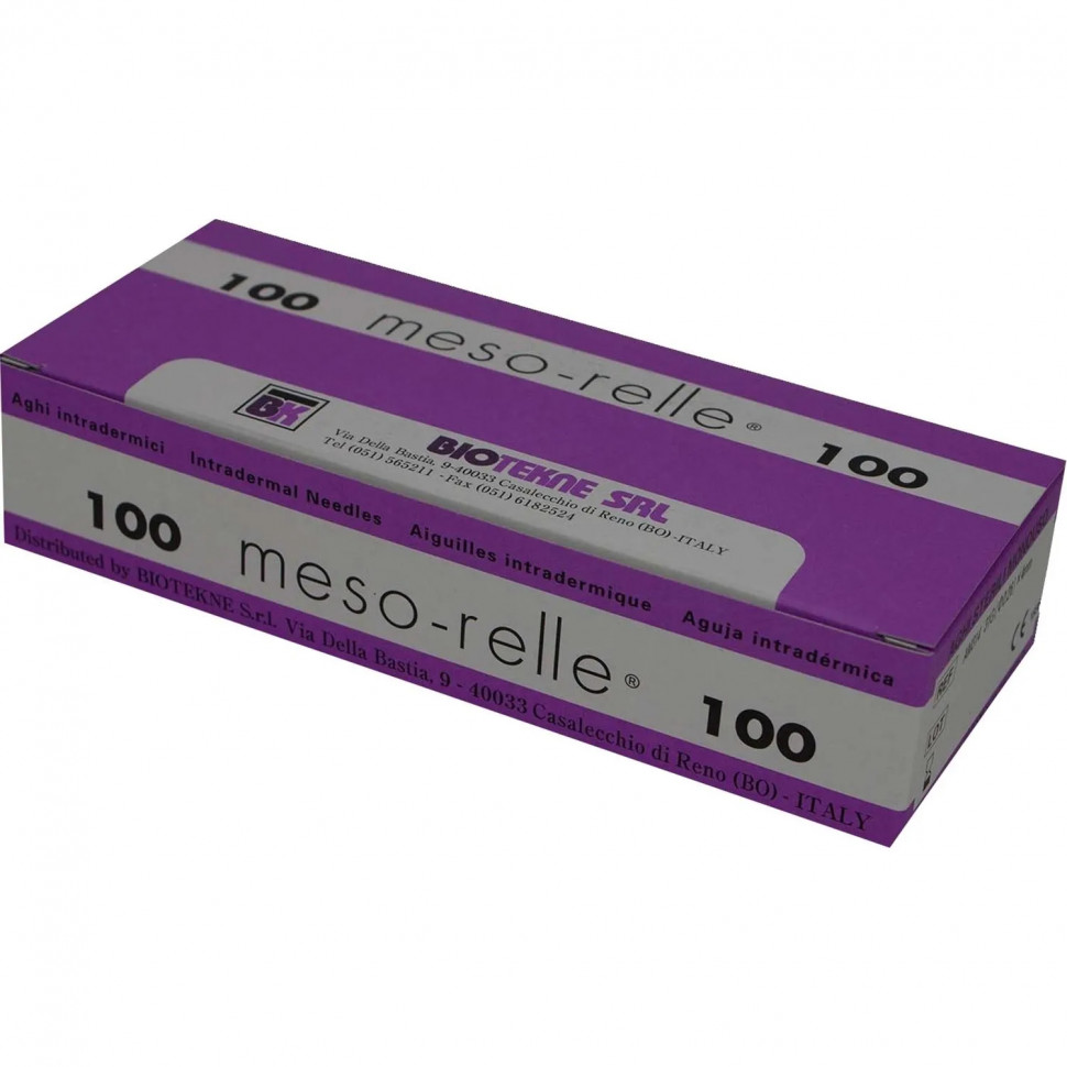 Игла для мезотерапии 32G (0,23x4мм) Meso-relle 100шт/уп