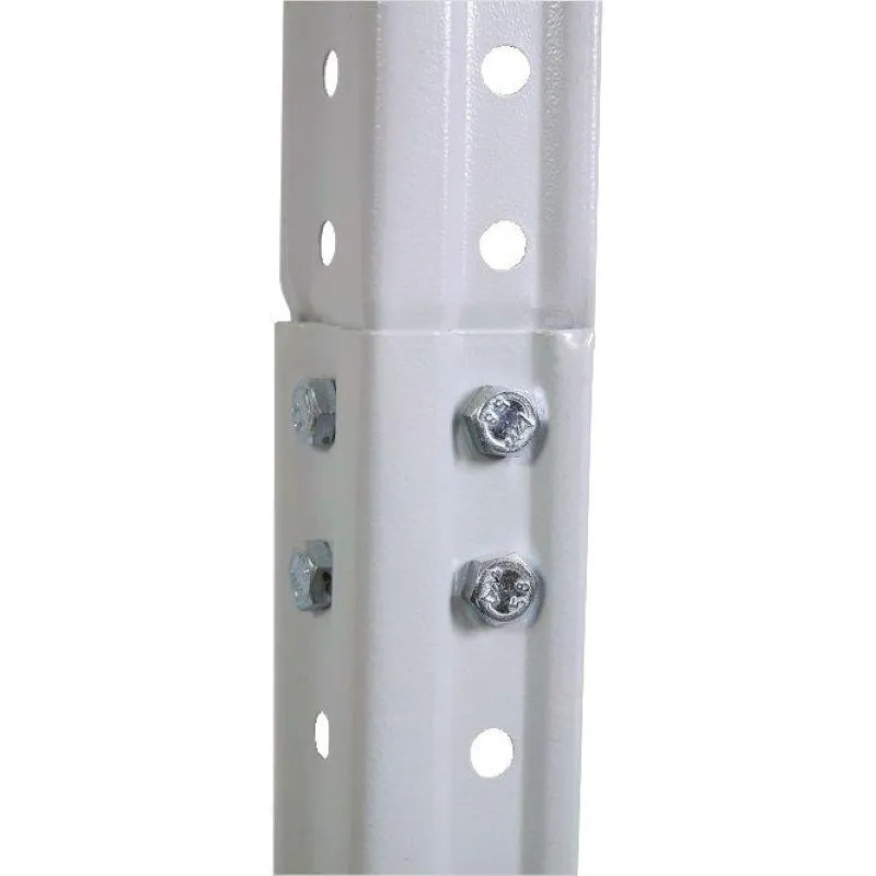 Стеллаж металлический MZ_СТФЛ 1800х700х300 мм,4 полки,разборн.стойка(grey)