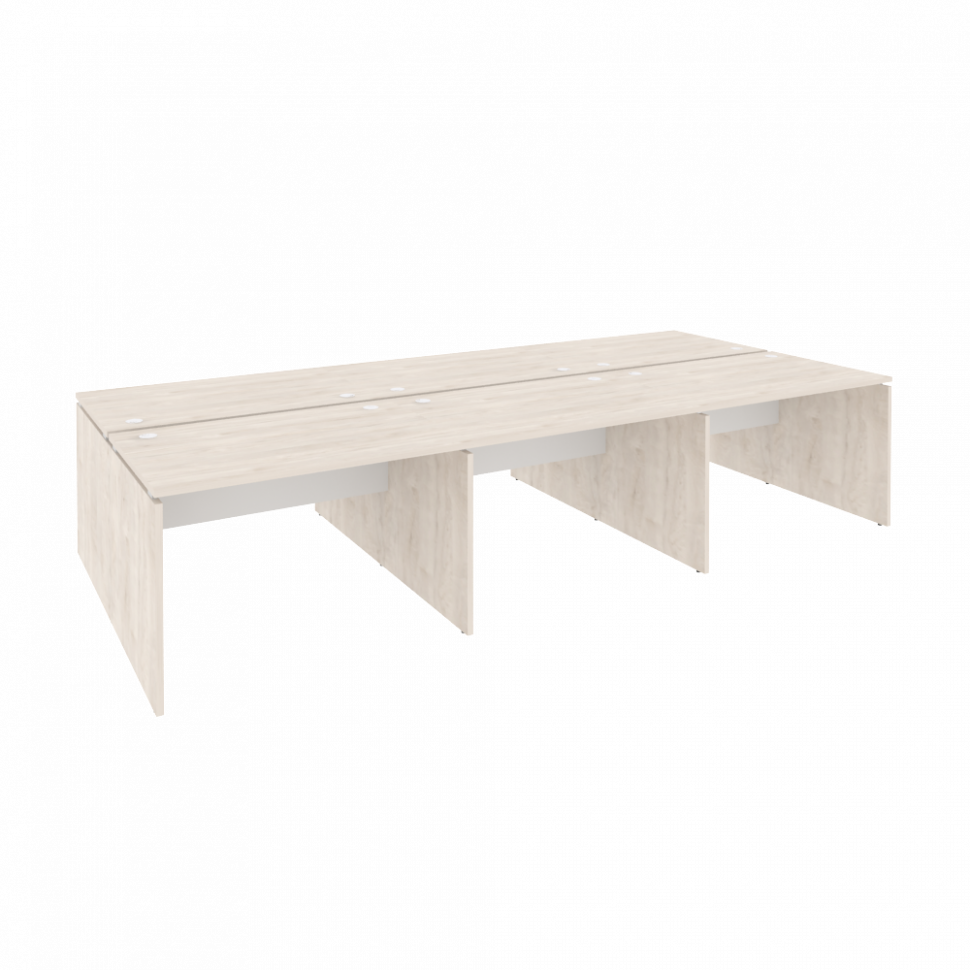 Onix Рабочая станция O.D.RS-6.2.8 Денвер Светлый/Белый Бриллиант 3540*1635*750 Onix Рабочая станция O.D.RS-6.2.8 Денвер Светлый/Белый Бриллиант 3540*1635*750