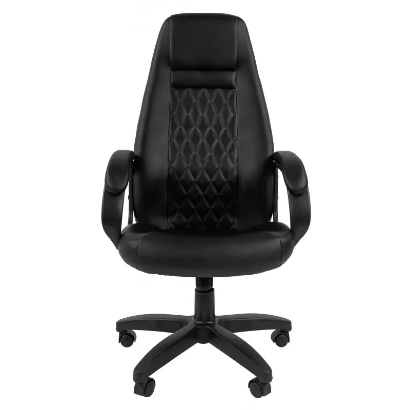 Кресло VT_CHAIRMAN 950 LT экокожа черный пластик