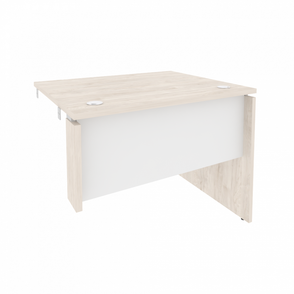 Onix Стол-приставка правый к опорным элементам O.SPR-1.8 (R) Денвер Светлый/Белый Бриллиант 980*800*