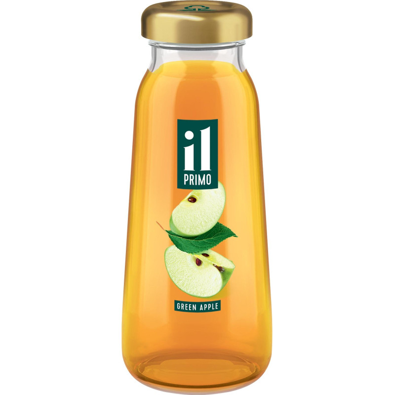 Сок IL Primo яблочный из зеленых яблок осветленный  0,2л