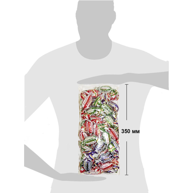 Конфеты шоколадные Кремлина Ассорти Кэжуал,1кг